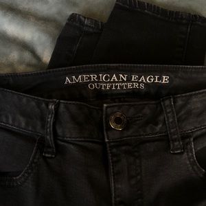 American Eagle Black Skinny Jeggings.